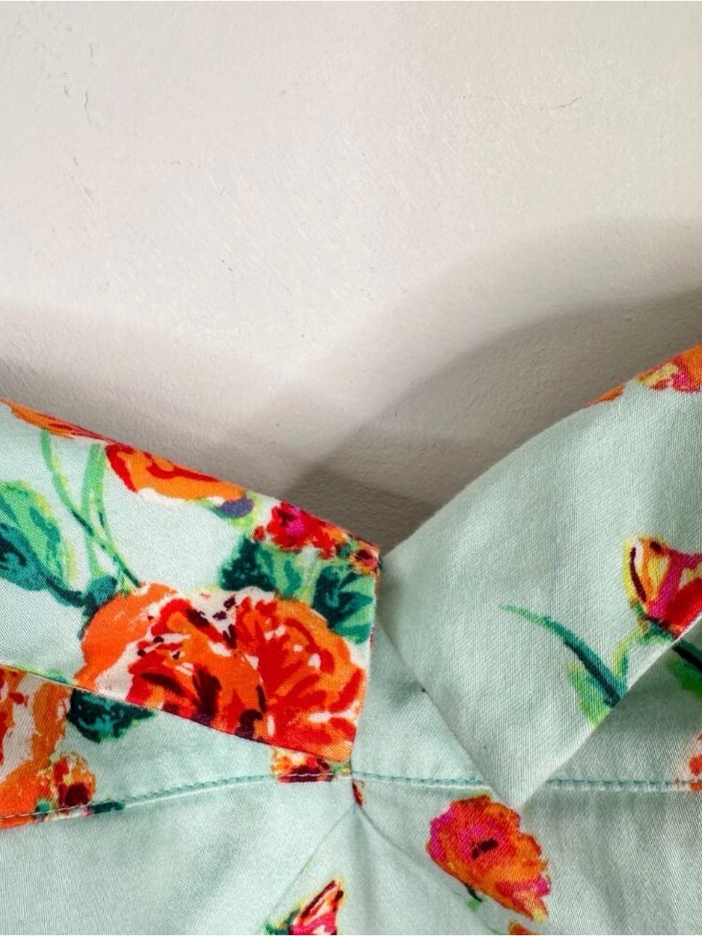 Stop Staring! Marisol aqua Blue Floral 1950s Swing Dress - Picture 4 of 9